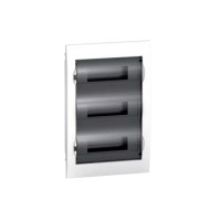 Щиток розподільчий вбудований Schneider Electric Easy9 на 36 модулів, димчаті дверцята