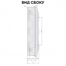 Щиток розподільчий вбудований Schneider Electric Easy9 на 36 модулів, з димчастими дверцятами (EZ9E312S2F)