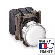 XB4BVB1 Сигнальная лампа со встроенным светодиодом Schneider Electric XB4-B, белая, металл. основание, 24В