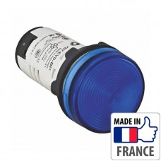 Cигнальна лампа з вбудованим світлодіодом Schneider Electric XB7, синя, в монолітному корпусі, 230В XB7EV06MP