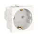 ⚡Розетка с з/к, с шторками 16А винтовой зажим Unica New белая (NU303618)