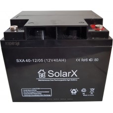 Комплект автономного електроживлення для дачі 100 Вт, 12 В, 40 ампер-часів (AX-100P-SXA-40)