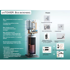 Гідроспліт-система для будинку до 70 м² з водонагрівачем Vaillant