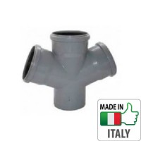 Крестовина канализационная Valsir HTDA O110/110/110x67°, 506013 Крестовина канализационная Valsir HTDA O110/110/110x67°, 506013