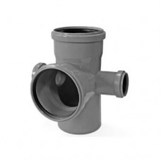 Хрестовина 2-площинна каналізаційна Valsir HTED O110/50/110/50x87°, 512037
