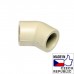 PP-R коліно (кут) 45° ВВ, d=90мм, Wavin Ekoplastik, SKO09045XX