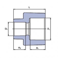 PP-R муфта перехідна 32x25мм, Wavin Ekoplastik, SRE03225XX PP-R муфта перехідна 32x25мм, Wavin Ekoplastik, SRE03225XX