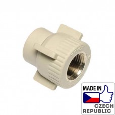 PP-R Переход с металлической внутренней резьбой и крестом 1/2”x20мм, Wavin Ekoplastik, SZI02020KX