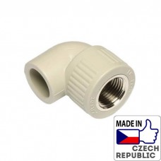 PP-R кутник 90o з металевим внутрішнім різьбленням 1”x32мм, Wavin Ekoplastik, SKOI03232X