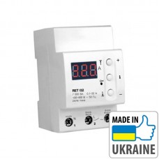 Однофазное реле контроля тока с термозащитой ZUBR RET I32, 32А