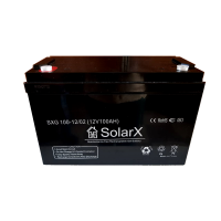 Гелевий акумулятор SolarX SXG 100-12 (12V 100Ah) Гелевий акумулятор SolarX SXG 100-12 (12V 100Ah)
