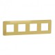 ⚡Рамка 4-х постова Unica New золото/бежевий (NU280860)