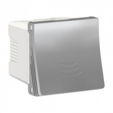 Зуммер 2 модуля Unica New алюминий (NU378530)