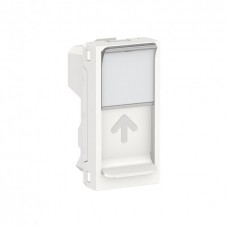 ⚡Центральная плата RJ45 Keystone/Systimax 1 модуль белая (NU946018)