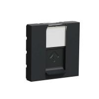 ⚡Центральна плата RJ45 Keystone/Systimax 2 модуля антрацит (NU946154)